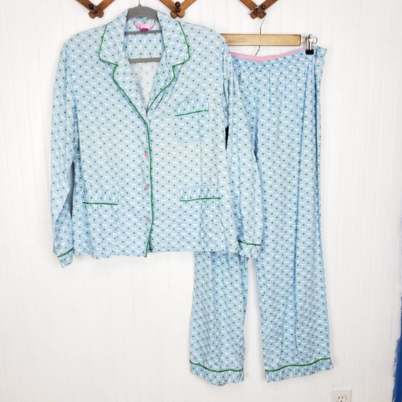 PINK Victoria's Secret Other - PINK by VS Secret Dog Pajama Set Blue Size Large